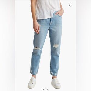 Current/Elliott Light Blue Boyfriend Jeans